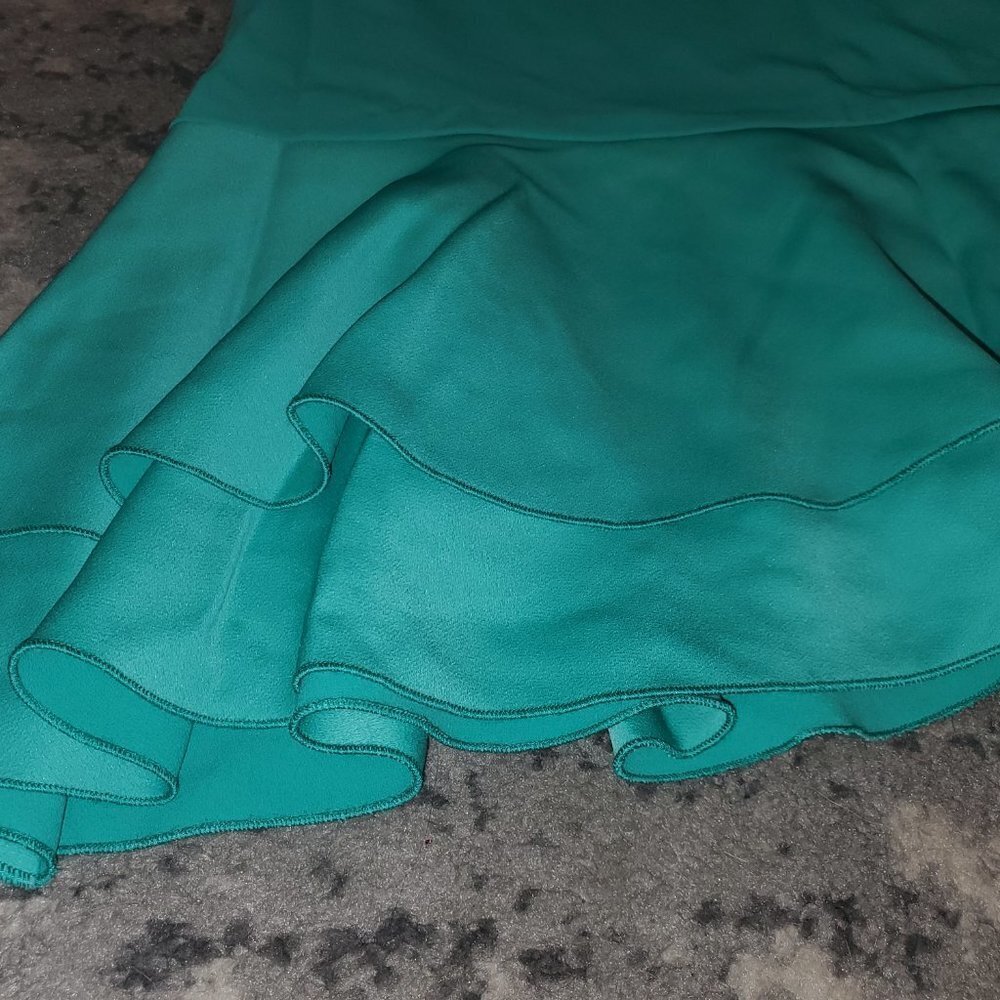 Trina Turk Lunara Asymmetrical Hem Dress || sz2 - Picture 6 of 12